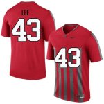 Men's Ohio State Buckeyes #43 Darron Lee Throwback Nike NCAA College Football Jersey Anti-slip VND1744GT